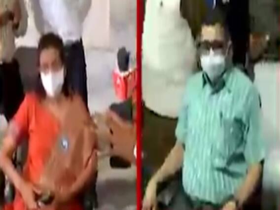 ગાંધીનગર સિવિલ હોસ્પિટલના સુપ્રિટેન્ડેન્ટ ડૉ. નિયતિ  લાખાણીએ કોરોનાની રસી લીધી