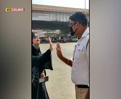 भिवंडीत महिलेची वाहतूक पोलिसांवर दादागिरी! शिवीगाळ करत महिलेने पोलिसांनाच दिल्या धमक्या..