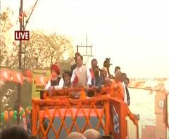 JP Nadda Road Show: 'আর নয় অন্যায়' হোর্ডিং লাগানো বর্ধমানে রোড শো বিজেপির সর্বভারতীয় সভাপতি জে পি নাড্ডার