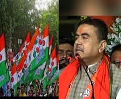 West Bengal Election 2021: কাঁথিতে শুভেন্দুর মিছিলে 'তোলাবাজ ভাইপো হঠাও স্লোগান', চমকে-ধমকে লাভ নেই, পাল্টা বলছেন মদন-চন্দ্রিমা