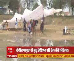 ਅੰਮ੍ਰਿਤਸਰ 'ਚ ਮੀਂਹ ਕਾਰਨ ਮੁਸ਼ਕਲਾਂ ਆਉਣ ਤੋਂ ਬਾਅਦ ਵੀ ਧਰਨੇ 'ਤੇ ਡਟੇ ਕਿਸਾਨ