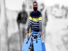 UP: Truth behind visuals of man with vaccines on bicycle | Master Stroke 