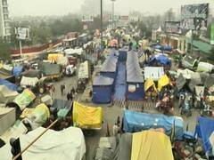 Ground Report: NH24 के पास जमा हुए सैकड़ों ट्रैक्टर | Farmers Tractor March