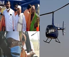 नातवांचा नादखुळा! 88व्या अभिष्टचिंतन सोहळ्यापूर्वी आजी-आजोबांना हेलिकॉप्टर सफर