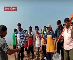 Kolhapur | रांगणा किल्ल्यावर दारू पिणाऱ्याला शिवप्रेमीचा चोप, मारहाणीचा राग मनात ठेवत शिवप्रेमीला मारहाण