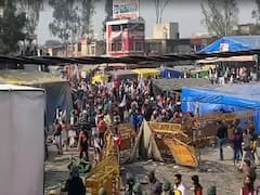 સિંઘુ બોર્ડર સ્થાનિક લોકોએ ઉખેડ્યાં ખેડૂતોના ટેન્ટ, જુઓ વીડિયો