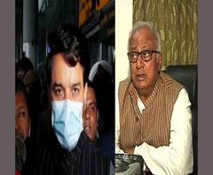 'পশ্চিমবঙ্গ কি ভারতের বাইরে?' কলকাতায় পৌঁছে বহিরাগত-ইস্যুতে তৃণমূলকে নিশানা অনুরাগের