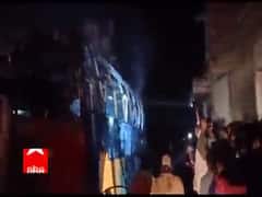 રાજસ્થાન: જૈન શ્રધ્ધાળુઓની બસને 11 હજાર વોલ્ટની લાઈનનો વાયર અડકતાં છ ભડથું, જુઓ વીડિયો