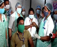 Covid 19 Vaccination | नाशिकमध्ये लसीकरणाला सुरुवात; पहिला डोस घेणाऱ्या मिलिंद पवार यांना काय वाटतं?