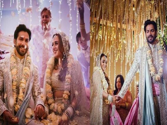 Varun Dhawan-Natasha Dalal Wedding: एक-दूजे के हुए वरुण धवन और नताशा दलाल, देखिए पहली तस्वीरें