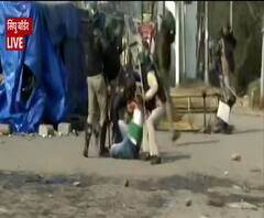 Singhu border पर बिगड़े हालात, हो रही पत्थरबाजी, किसानों के उखाड़े टेंट 