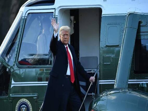 पत्नी Melania संग White House से बाहर निकले Donald Trump | US Inauguration Day