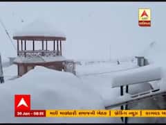 ઉત્તર ભારતના પહાડી વિસ્તારોમાં ભારે હિમવર્ષા, શ્રીનગરમાં માઇનસ 7.7 ડિગ્રી