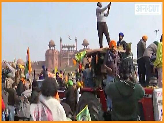 दिल्ली पुलिस के बैरिकेड तोड़ लाल किला तक कैसे पहुंचे किसान, क्या अब लाल किला से चलेगा किसान आंदोलन? | Uncut