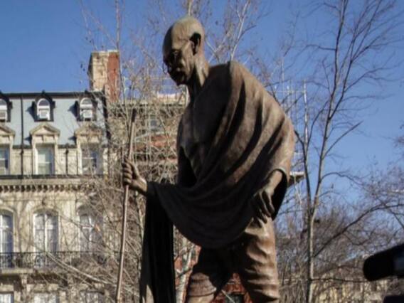 USA : California में तोड़ी गई गांधी जी की प्रतिमा, 2016 में लगाई गई थी प्रतिमा 