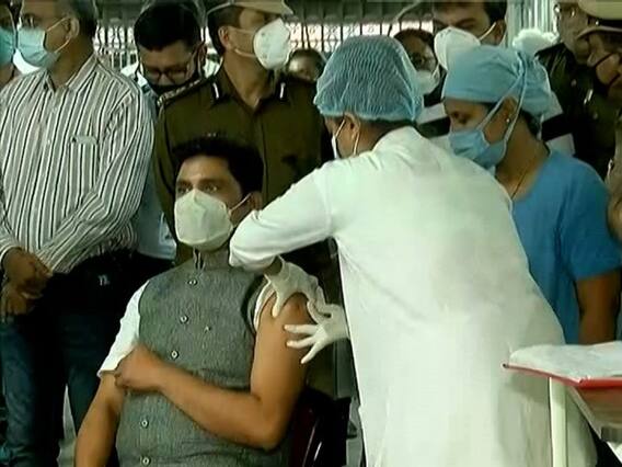 સુરત કલેક્ટર, પોલીસ કમિશનર અને મનપા કમિશનરે કોરોનાની વેક્સિન લીધી, જુઓ વીડિયો