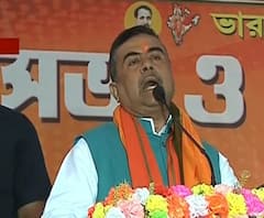 West Bengal Election 2021: Jhargarm-এ শুভেন্দু-দিলীপের যৌথ সভা, BJP-র পতাকায় ঢেকেছে এলাকা