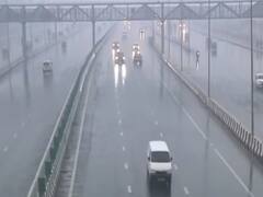 Delhi Weather : Delhi - NCR में भारी बारिश, साथ में गिरे ओले 