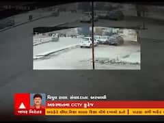 અરવલ્લી: મોડાસામાં ટ્રકે રિક્ષા અને કારને જોરદાર ટક્કર મારતા કચ્ચરઘાણ નીકળી ગયો, જુઓ CCTV 