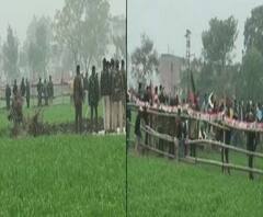 Haryana: কৃষক আন্দোলনে উত্তাল হরিয়ানার কর্নাল, কাঁদানে গ্যাসের শেল ছুড়ল পুলিশ