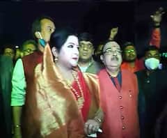 বেলেঘাটায় BJP-র রোড শো, উপস্থিত Sovan Chatterjee-Baishakhi Banerjee