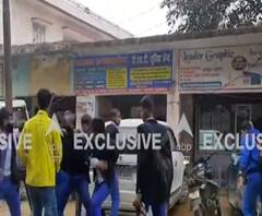 मारपीट का वीडियो सोशल मीडिया पर वायरल 