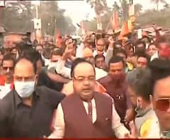 লক্ষ্য জনসংযোগ, দক্ষিণ কলকাতায় মিছিলে Suvendu Adhikari-Dilip Ghosh, বিষ্ণুপুরে রোড শো শোভন-বৈশাখীর, সাতগাছিয়ায় মিছিল TMC-এর