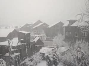 Blanket of snow in Jammu & Kashmir's Kupwara 