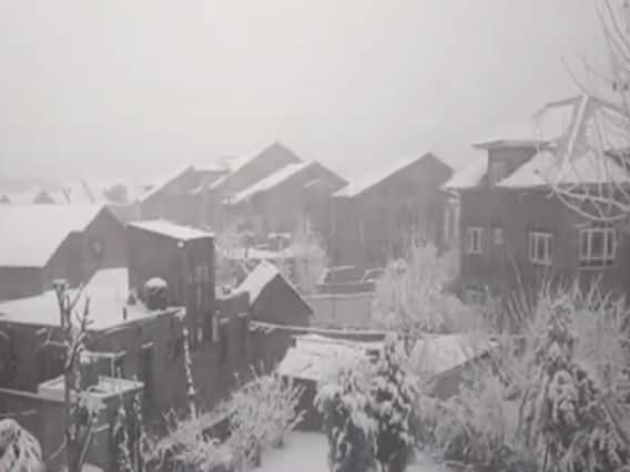 Blanket of snow in Jammu & Kashmir's Kupwara 