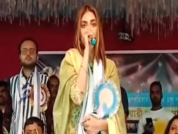 TMC सांसद Nusrat Jahan का BJP पर निशाना : BJP की सरकार आई तो मुस्लिमों की उल्टी गिनती शुरु हो जाएगी