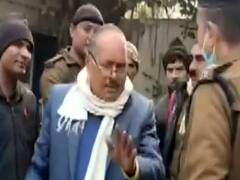 राबड़ी देवी के घर के सामने सुरक्षा गार्ड्स और पुलिस के बीच झड़प