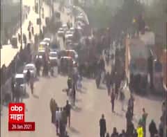 शेतकरी आंदोलकांवर नियंत्रण मिळवणं दिल्ली पोलिसांच्या आवाक्याबाहेर, शस्त्रांनी केले पोलिसांवर वार