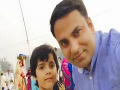 रूपेश सिंह की बेटी से मिलकर भावुक हुए सुशील मोदी, रूपेश की बेटी ने कहा : हत्यारों को सजा मां देगी