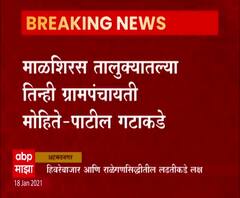 Malshiras Gram Panchayat Election Result | तिन्ही ग्रामपंचायती मोहिते-पाटील गटाकडे