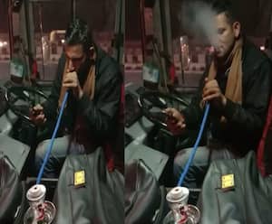 ये बस है या हुक्का बार...सरकारी वाहन में दबाकर उठ रहा है धुआं | Kotdwar | Uttarakhand 