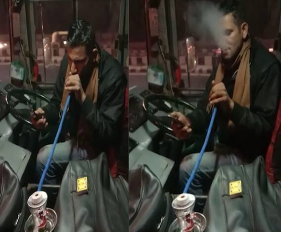 ये बस है या हुक्का बार...सरकारी वाहन में दबाकर उठ रहा है धुआं | Kotdwar | Uttarakhand 