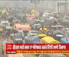 Singhu Border 'ਤੇ ਟਰੈਕਟਰਾਂ ਦੀਆਂ ਲੱਗੀਆਂ ਲੰਬੀਆਂ ਕਤਾਰਾਂ,ਦੇਖੋ ਸਿੱਧੀਆੰ ਤਸਵੀਰਾਂ 