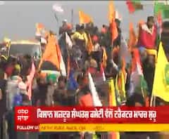 ਤੈਅ ਸਮੇਂ ਤੋਂ ਪਹਿਲਾਂ ਕਿਸਾਨਾਂ ਦੇ ਜੱਥੇ ਨੇ ਕੀਤਾ ਦਿੱਲੀ ਵੱਲ ਕੂਚ