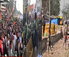 Delhi Singhu Border | सिंघू बॉर्डरवर शेतकरी आणि स्थानिकांमध्ये संघर्ष, पोलिसांचा कडेकोट बंदोबस्त 