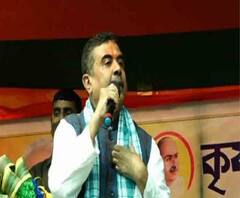 কেষ্টপুরে Suvendu Adhikari-র কনভয়ে কালো পতাকা