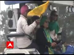 પંજાબમાં ખેડૂત આંદોલનના સમર્થનમાં મહિલાઓએ ચલાવ્યા ટ્રેક્ટર