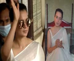 Kangana Ranaut | अभिनेत्री कंगना रनौत वांद्रे पोलिसात दाखल, देशद्रोहाच्या गुन्ह्याबाबत चौकशी होणार