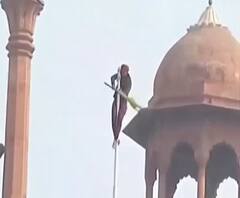 Tractor Rally: কৃষকদের ট্রাক্টর র‍্যালি ঘিরে এখনও অশান্ত দিল্লি, লালকেল্লায় উড়ল আন্দোলনকারী কৃষকদের পতাকা