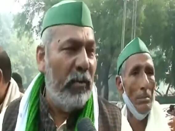 'कृषि कानूनों को रद्द करने की मांग पर कायम': Rakesh Tikait