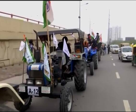 Farmers Tractor Rally | शेतकऱ्यांच्या ट्रॅक्टर रॅलीला सुरुवात; दिल्लीच्या सीमेवर मोठा फौजफाटा तैनात
