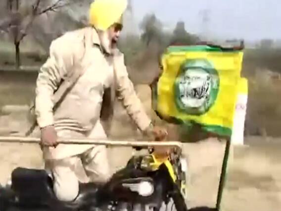Jind : जानलेवा Stunt का Viral Video, बाइक पर खड़े होकर डांस करने वाले 'Bullet Baba' 