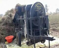 मळणी यंत्रात अडकून महिलेचा मृत्यू, तुरीची पेंडी टाकताना यंत्रात पदर अडकला अन् जागीच गमावला जीव