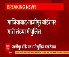 Ghazipur Border पर धरनारत किसानों की बिजली काटी, भारी संख्या में पुलिस मौजूद | ABP Ganga 