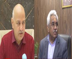 चुनौती देकर नहीं पहुंचे BJP के मंत्री Madan Kaushik तो Manish Sisodi ने ये किया | ABP Ganga 