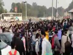 ભરુચ:  હોટલ રીઝન્ટાની બહાર ઈન્ટરવ્યૂ માટે યુવાનોની ઉમટી ભીડ, સોશલ ડિસ્ટસિંગના ઉડ્યા ધજાગરા